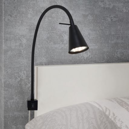 Briloner 2080-015 - LED væglampe COMFORT LIGHT 1xGU10/5W/230V sort