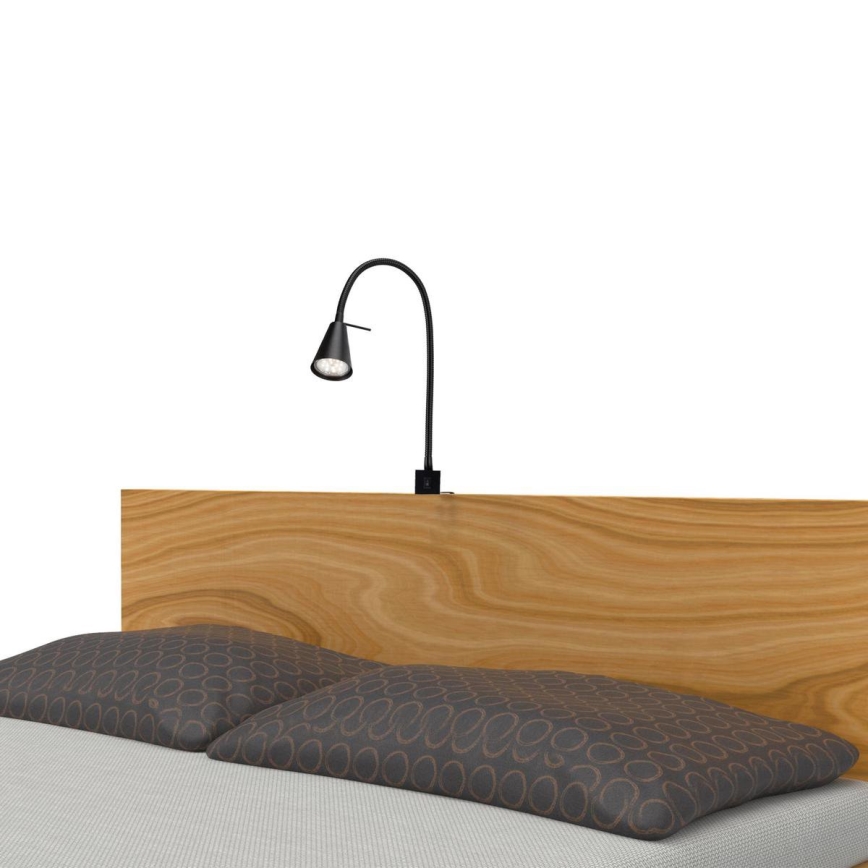 Briloner 2080-015 - LED væglampe COMFORT LIGHT 1xGU10/5W/230V sort