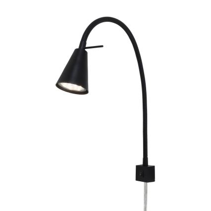 Briloner 2080-015 - LED væglampe COMFORT LIGHT 1xGU10/5W/230V sort