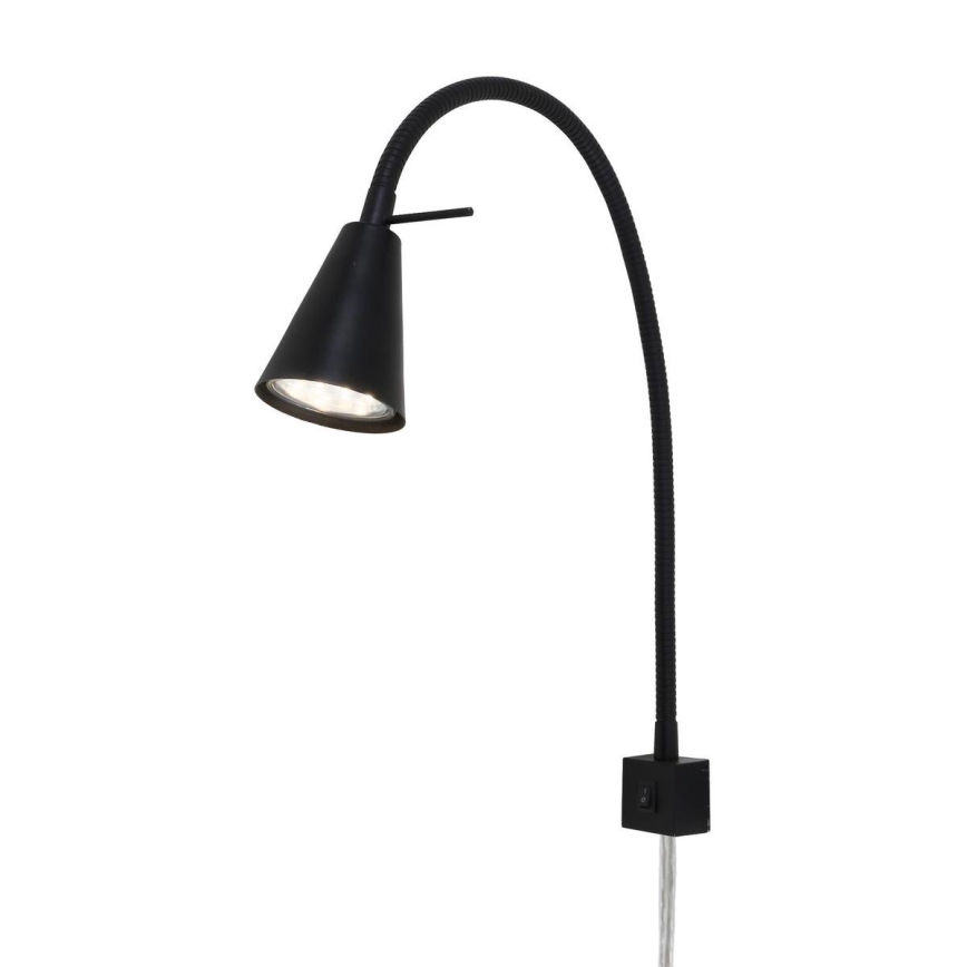 Briloner 2080-015 - LED væglampe COMFORT LIGHT 1xGU10/5W/230V sort