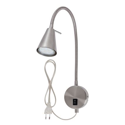 Briloner 2082-012 - LED væglampe COMFORT LIGHT 1xGU10/5W/230V mat krom