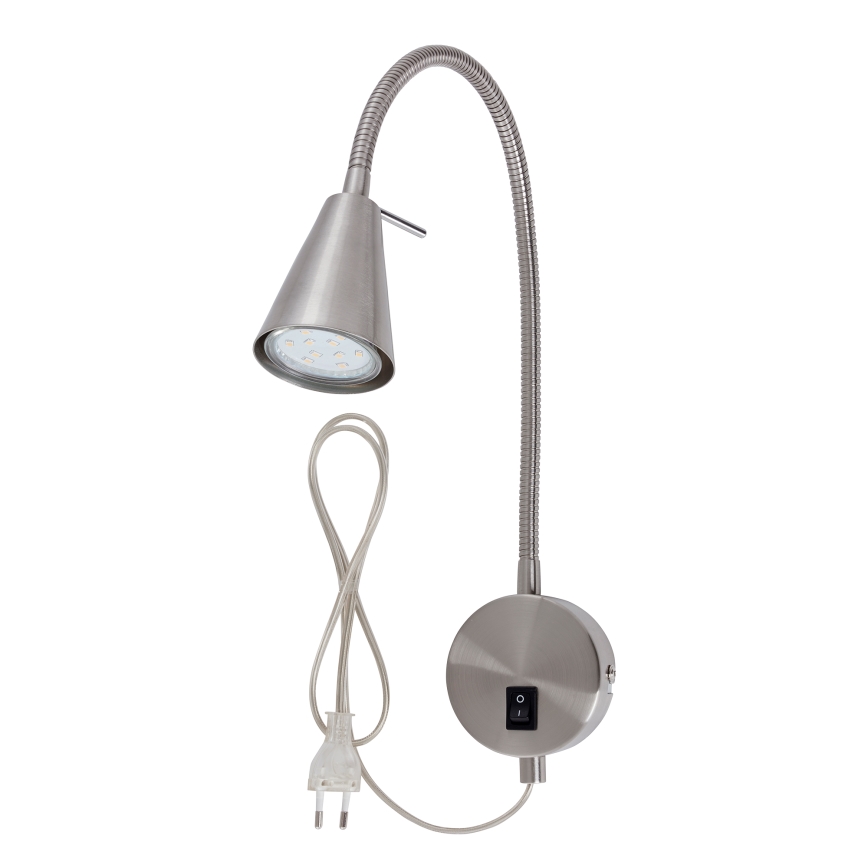 Briloner 2082-012 - LED væglampe COMFORT LIGHT 1xGU10/5W/230V mat krom