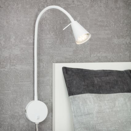 Briloner 2082-016 - LED væglampe COMFORT LIGHT 1xGU10/5W/230V hvid
