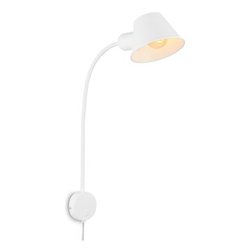 Briloner 2089-016 - Fleksibel væglampe BRELLO 1xE27/10W/230V hvid