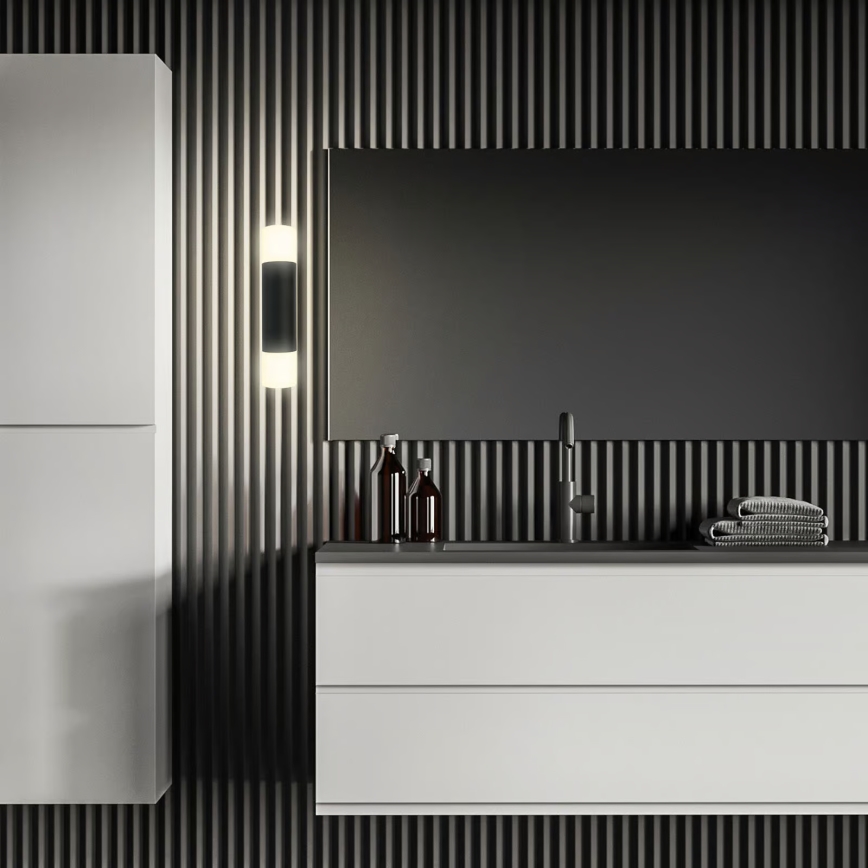 Briloner 2090025 - LED udendørs væglampe 2xGU10/4,8W/230V IP44