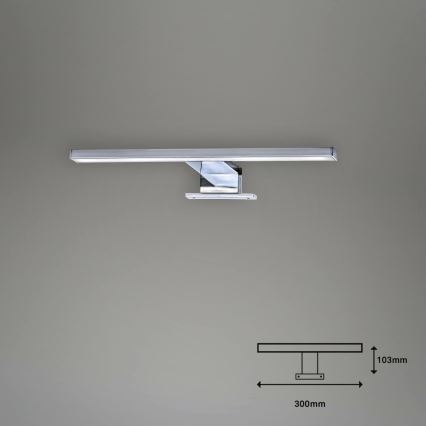 Briloner 2104-018 - LED spejllampe til badeværelse DUN LED/5W/230V 30 cm IP44