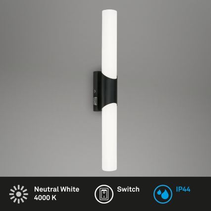 Briloner 2111-115 - LED-spejlbelysning til badeværelset LED/11W/230V IP44 47 cm sort