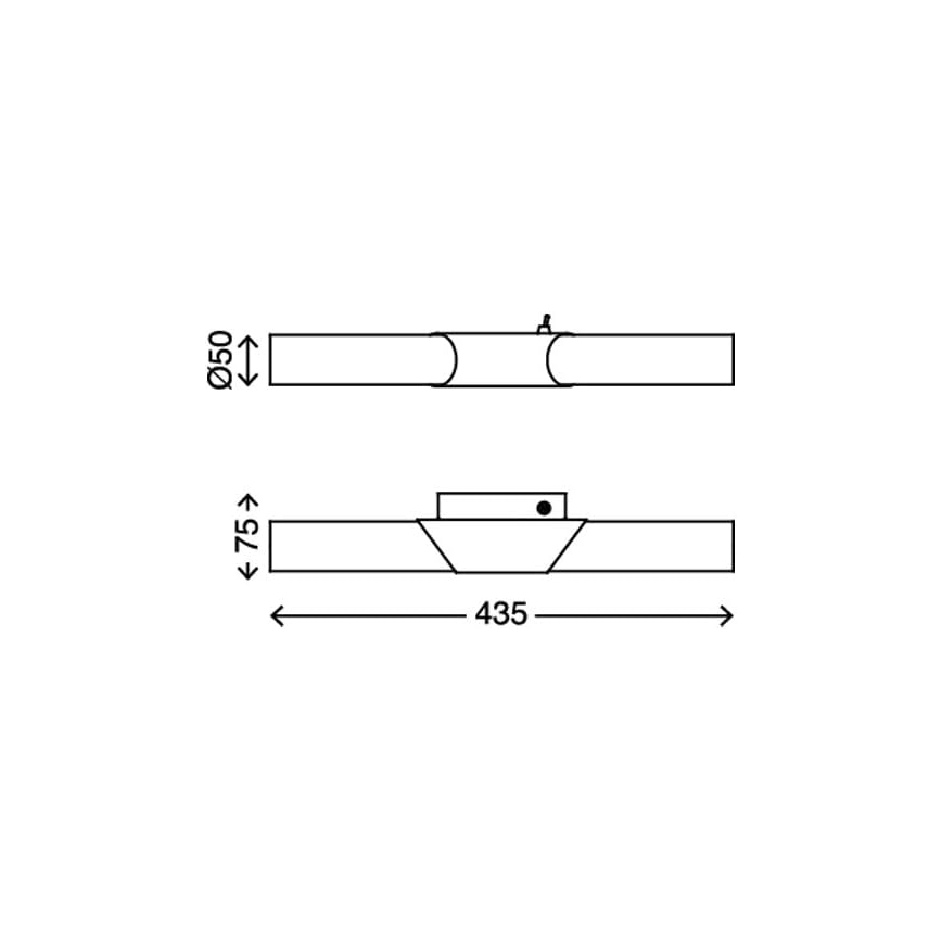 Briloner 2125-022 - Spejllampe SPLASH 2xE14/40W/230V