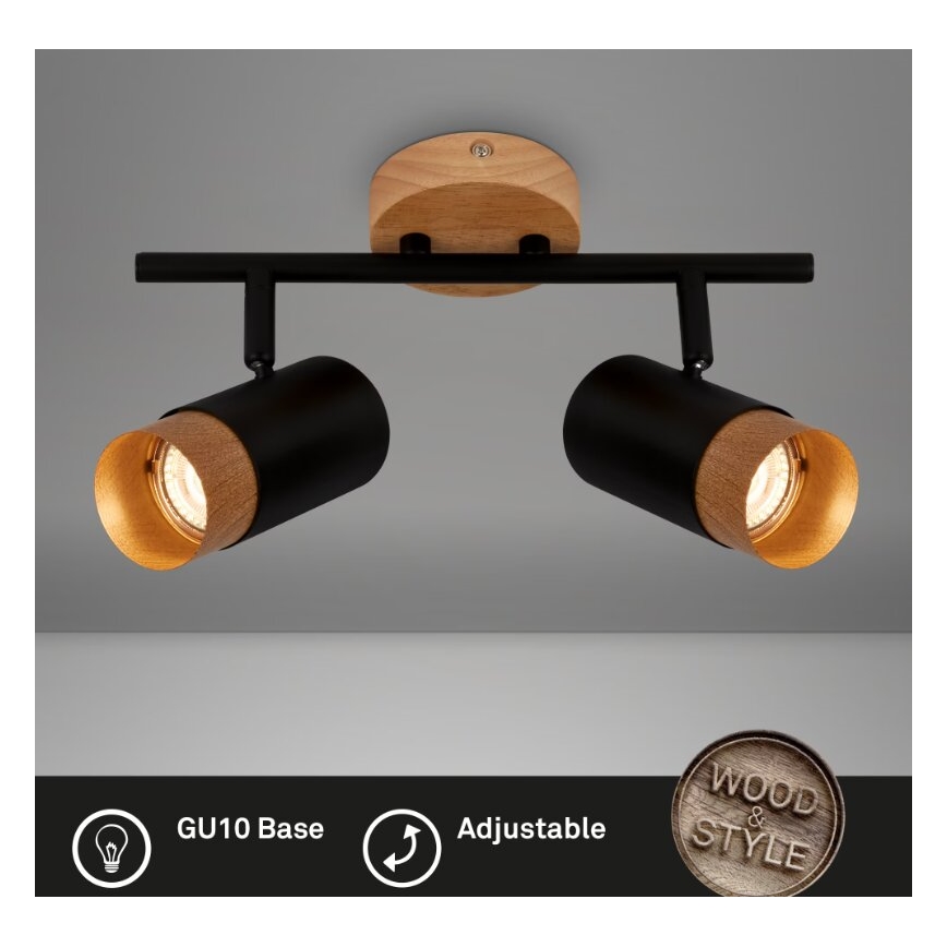 Briloner 2144025 - Spotlampe SPOT 2xGU10/9W/230V