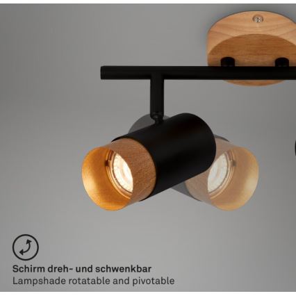 Briloner 2144025 - Spotlampe SPOT 2xGU10/9W/230V
