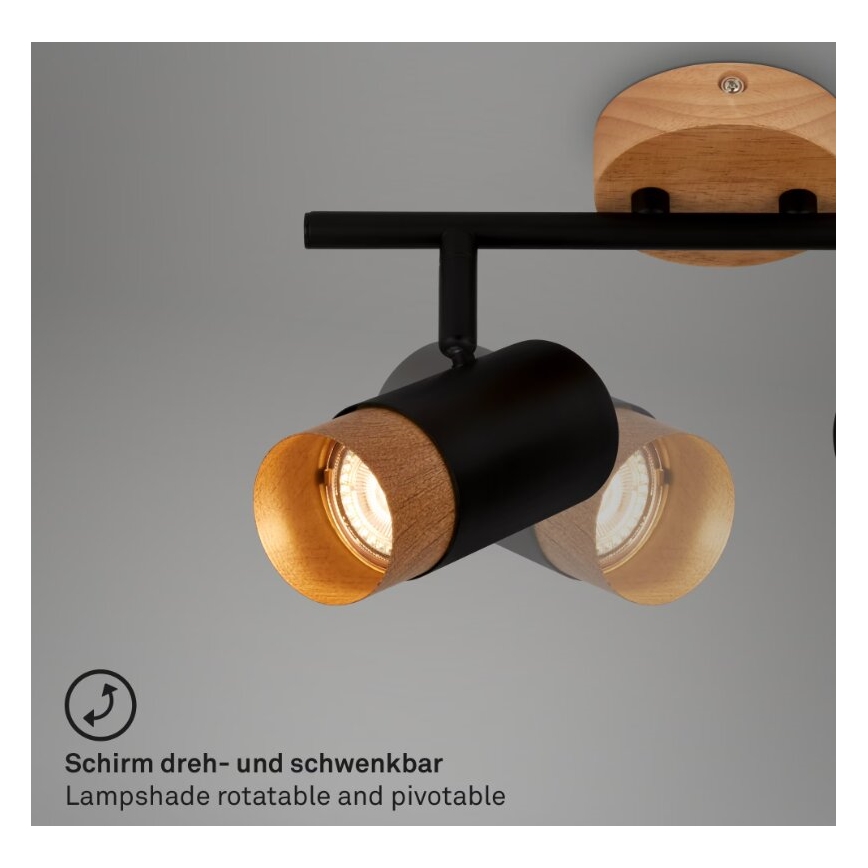 Briloner 2144025 - Spotlampe SPOT 2xGU10/9W/230V
