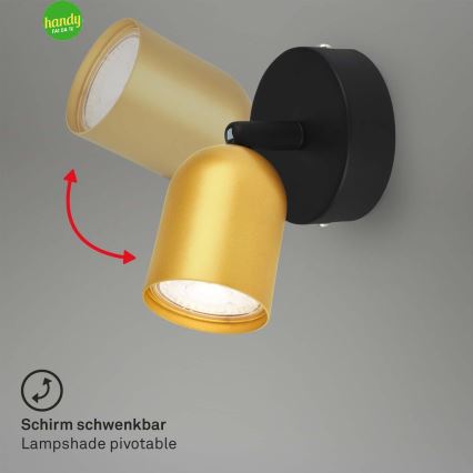 Briloner 2145-017 - Vægspot 1xGU10/9W/230V