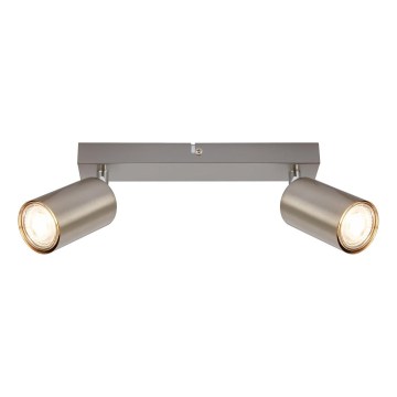 Briloner 2172-022 - Spotlampe 2xGU10/9W/230V mat krom