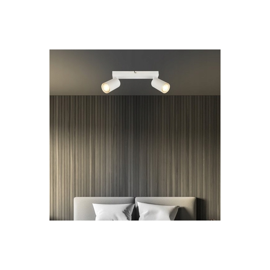 Briloner 2172-026 - Spotlampe SPOT 2xGU10/9W/230V hvid