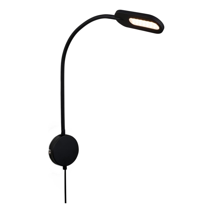 Briloner 2177015 - LED Dæmpbar flexible wall lampe LED/6W/230V sort