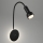 Briloner 2178015 - Fleksibel LED væglampe 1xE14/10W/230V + LED/3W sort