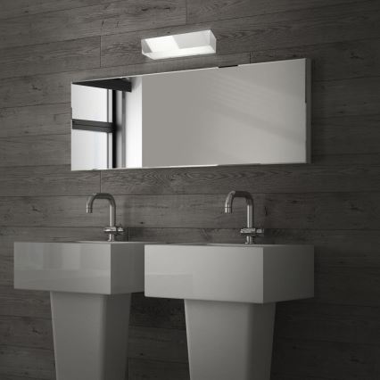 Briloner 2204-018 - Udendørs LED væglampe LED/8W/230V IP44 skinnende krom