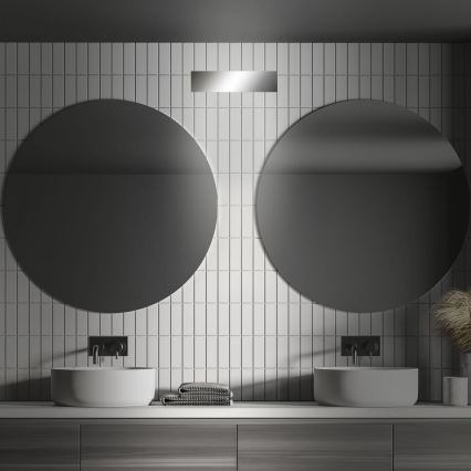 Briloner 2204-018 - Udendørs LED væglampe LED/8W/230V IP44 skinnende krom