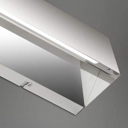 Briloner 2204-018 - Udendørs LED væglampe LED/8W/230V IP44 skinnende krom