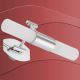 Briloner 2235-028LM - LED væglampe SURF 2xLED-E14/5W/230V