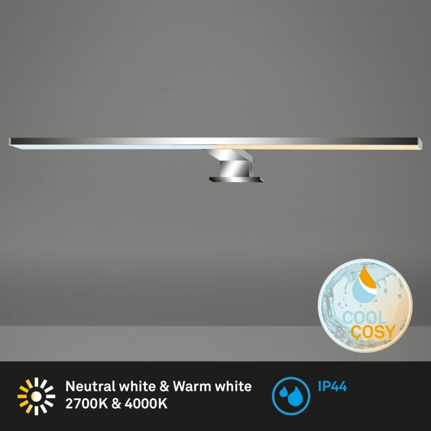 Briloner 2299-018 - LED spejlbelysning til badeværelse dæmpbar COOL&COSY LED/8W/230V 2700/4000K IP44