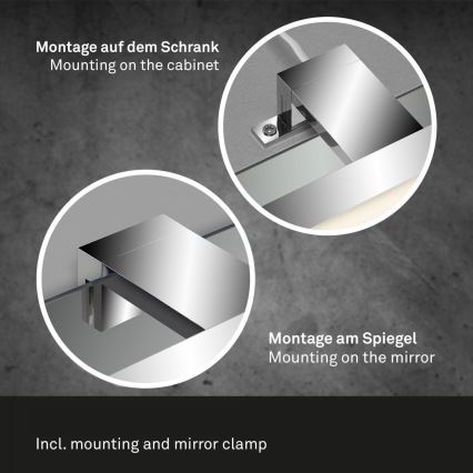 Briloner 2299-018 - LED spejlbelysning til badeværelse dæmpbar COOL&COSY LED/8W/230V 2700/4000K IP44