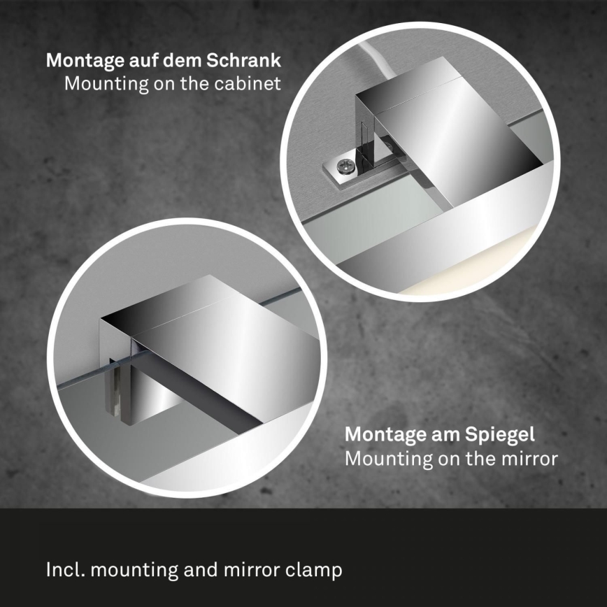 Briloner 2299-018 - LED spejlbelysning til badeværelse dæmpbar COOL&COSY LED/8W/230V 2700/4000K IP44