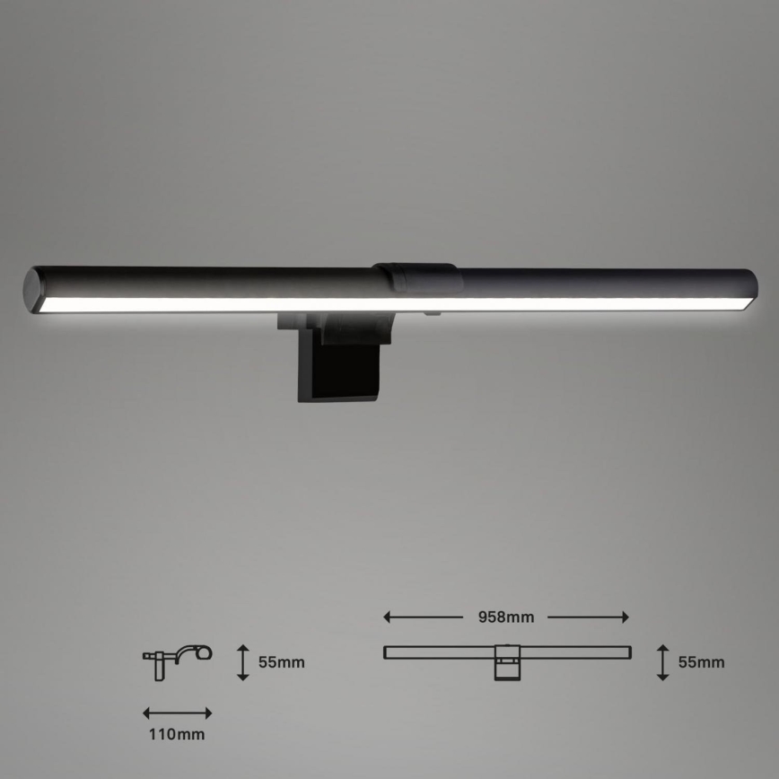 Briloner 2303-015 - LED skærmlampe dæmpbar LED/3,5W/230V 2700/4000/6500K