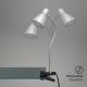Briloner 2615-014P - LED lampe med klemme GRIP LED/2,5W/230V sølvfarvet