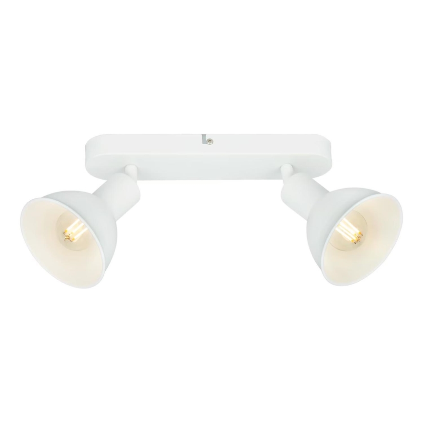Briloner 2674-026 - Spotlampe RETRO 2xE14/25W/230V hvid