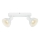 Briloner 2674-026 - Spotlampe RETRO 2xE14/25W/230V hvid