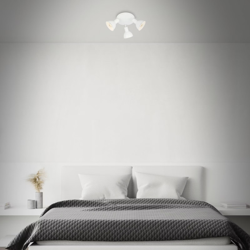 Briloner 2674-036 - Spotlampe RETRO 3xE14/25W/230V hvid