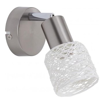 Briloner 2826-012 - Vægspot SPOT 1xE14/6W/230V mat krom