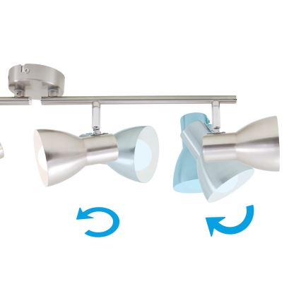 Briloner 2860-042 - Spotlampe 4xE14/25W/230V