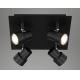 Briloner 2861-045 - LED spotlampe SPOT 4xGU10/5W/230V sort