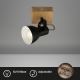 Briloner 2902-015 - Spotlampe SPOT 1xGU10/35W/230V gummitræ
