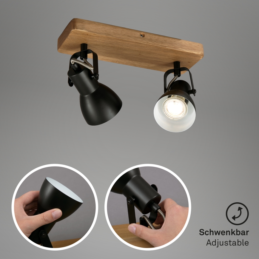Briloner 2902-025 - Spotlampe SPOT 2xGU10/35W/230V