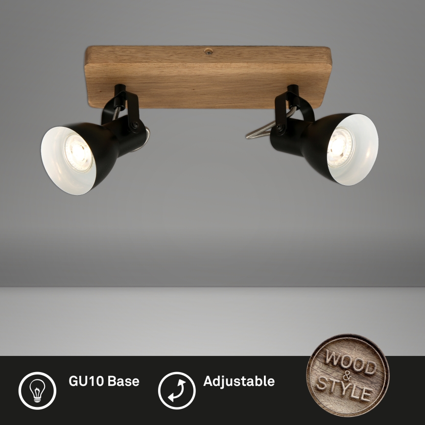 Briloner 2902-025 - Spotlampe SPOT 2xGU10/35W/230V