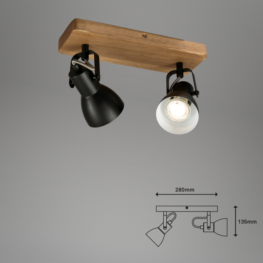 Briloner 2902-025 - Spotlampe SPOT 2xGU10/35W/230V