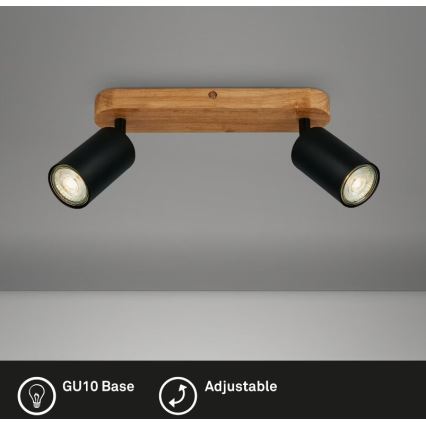 Briloner 2922-025 - Spotlampe SPOT 2xGU10/9W/230V