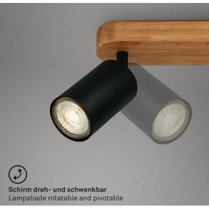 Briloner 2922-025 - Spotlampe SPOT 2xGU10/9W/230V