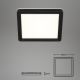Briloner 3010-015 - LED loftlampe LED/8W/230V 19x19 cm sort IP44