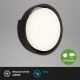 Briloner 3019-015 - Udendørs LED væglampe GENUA LED/18W/230V IP44 sort
