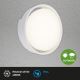 Briloner 3019-016 - Udendørs LED væglampe GENUA LED/18W/230V IP44 hvid