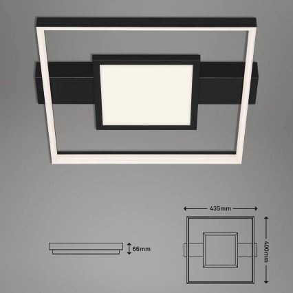 Briloner 3028-015 - LED loftlampe dæmpbar FRAME LED/38W/230V