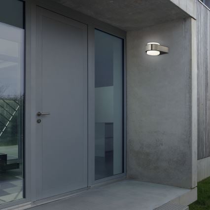 Briloner 3035-012- Udendørs LED væglampe HANAU LED/6,5W/230V IP44 mat krom