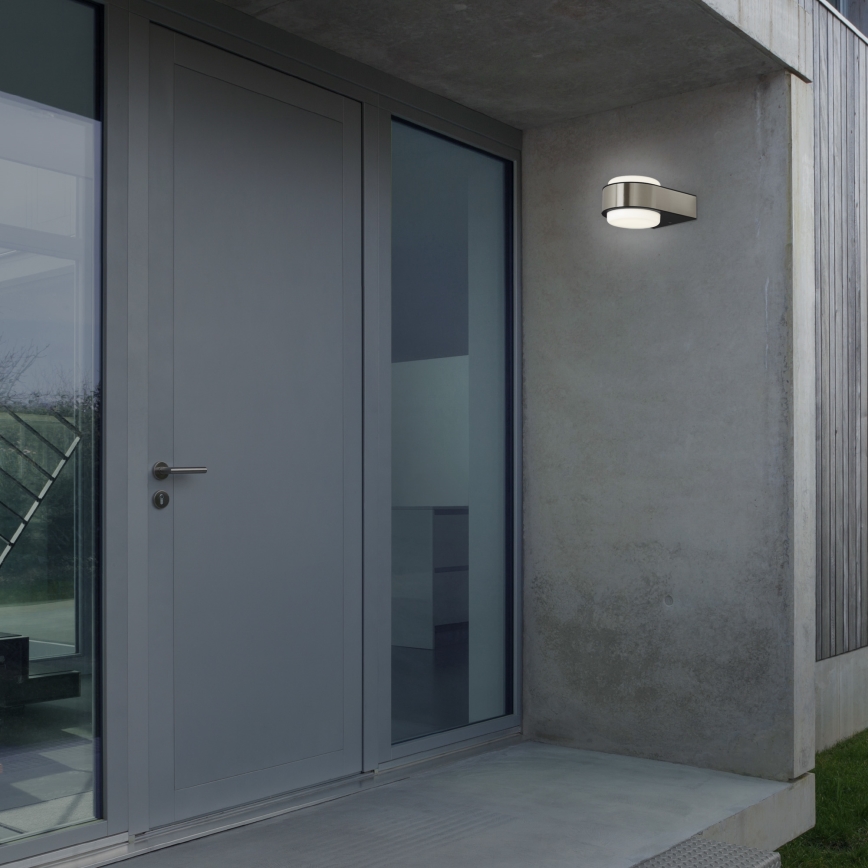 Briloner 3035-012- Udendørs LED væglampe HANAU LED/6,5W/230V IP44 mat krom