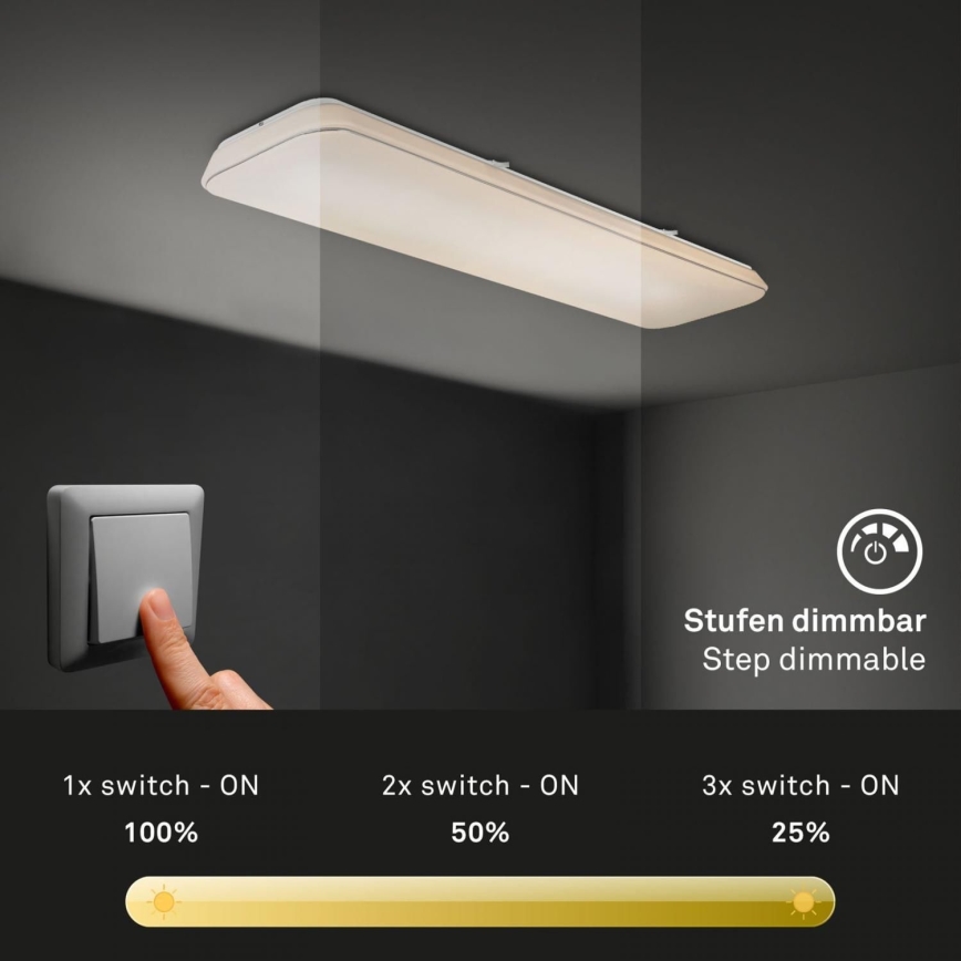 Briloner 3042-016 - LED loftlampe dæmpbar RUPA LED/48W/230V