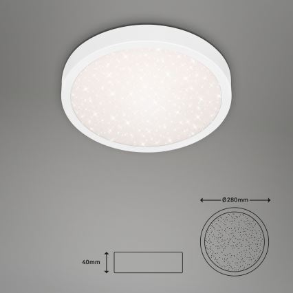 Briloner 3048-016 - LED loftlampe RUNA LED/18W/230V hvid