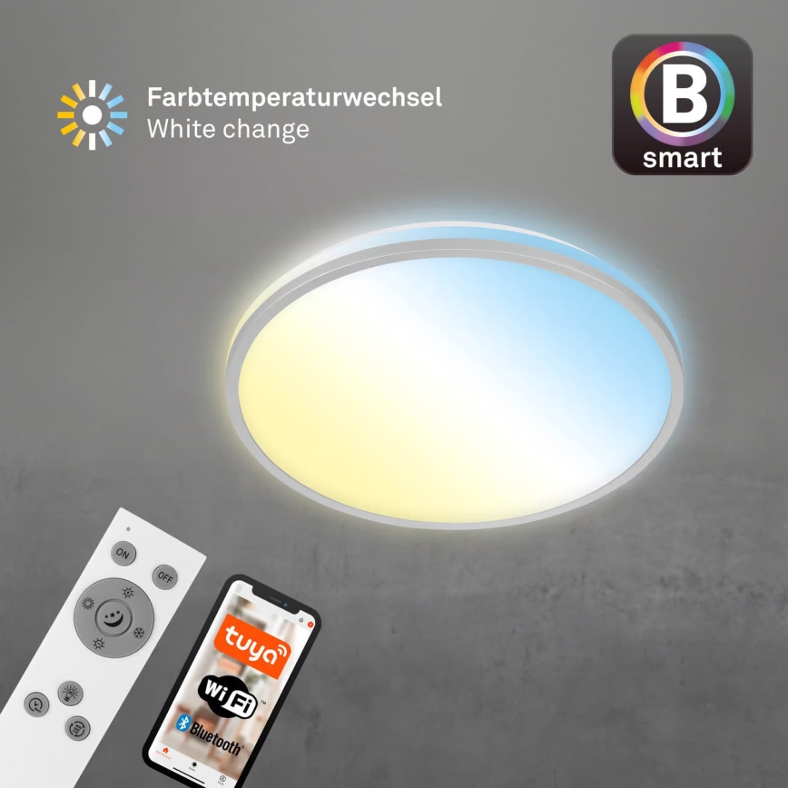 Briloner 3064-014 - LED dæmpbar loftlampe IVY LED/24W/230V Wi-Fi Tuya Ø 33,3 cm + fjernbetjening